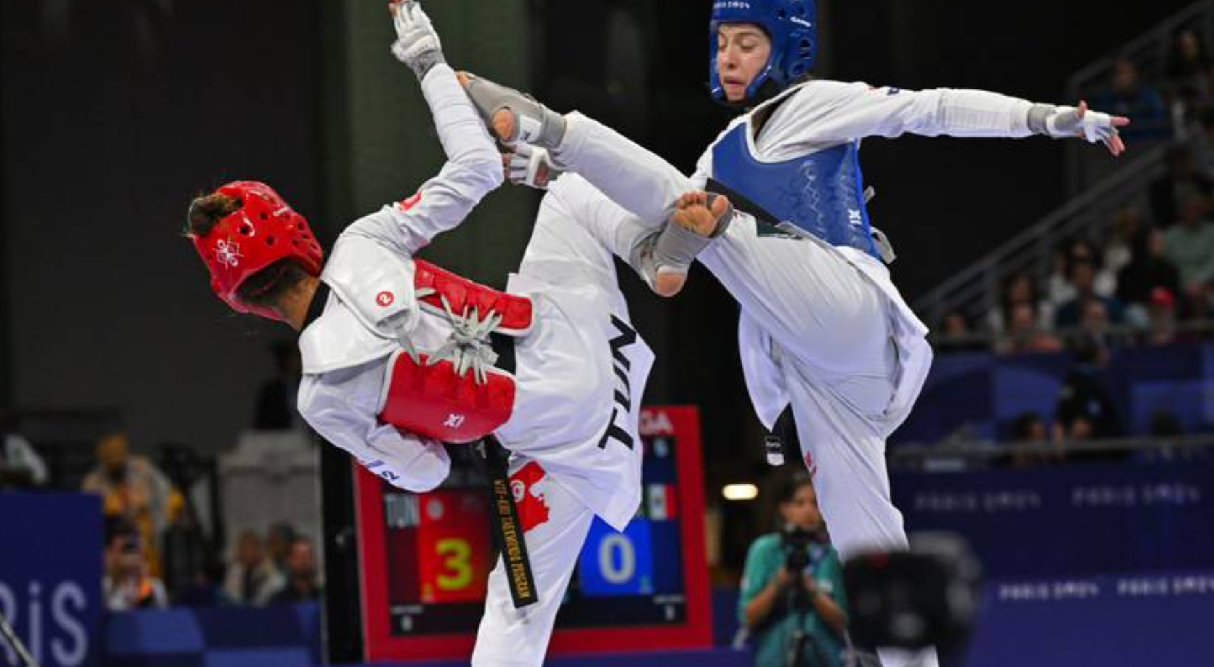 Descalifican a Daniela Souza en taekwondo en París 2024